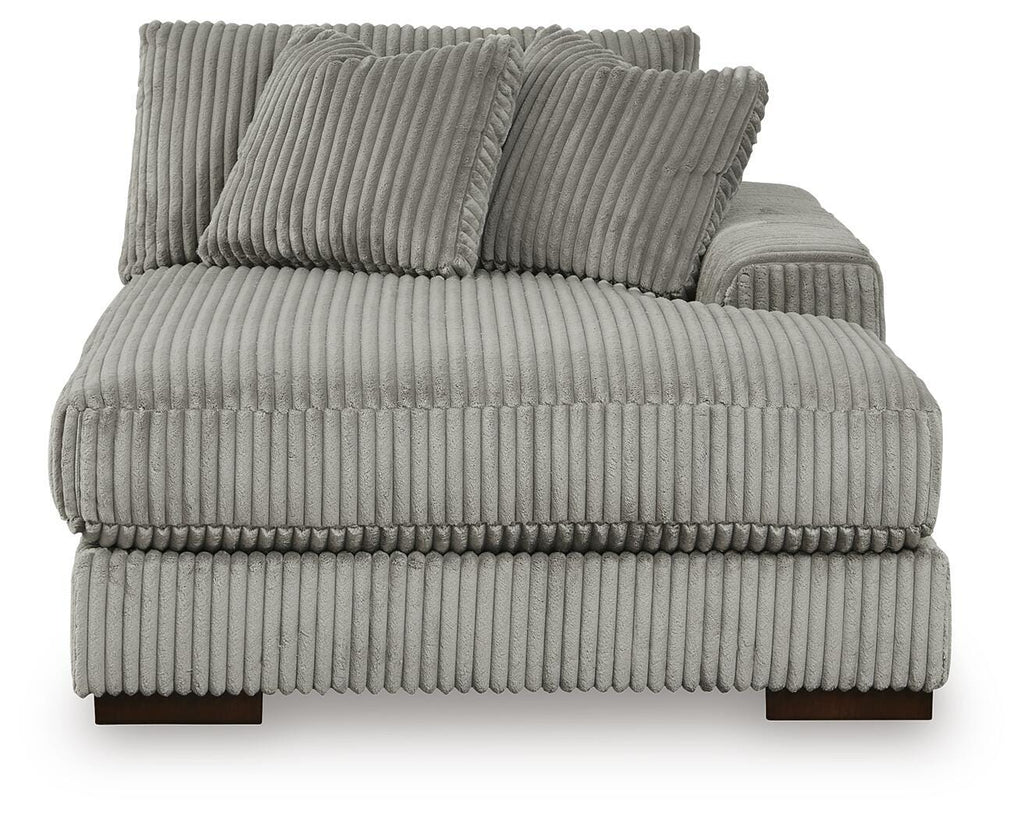 Lindyn Fog 4-Piece Sectional with Double Chaise