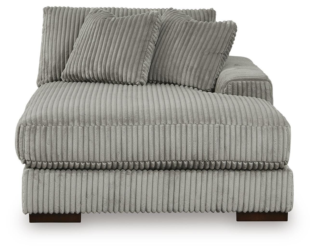Lindyn Fog 4-Piece Sectional with Double Chaise