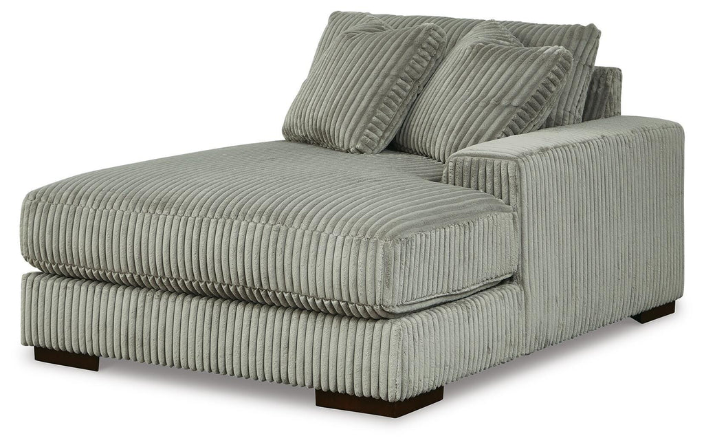 Lindyn Fog 4-Piece Sectional with Double Chaise