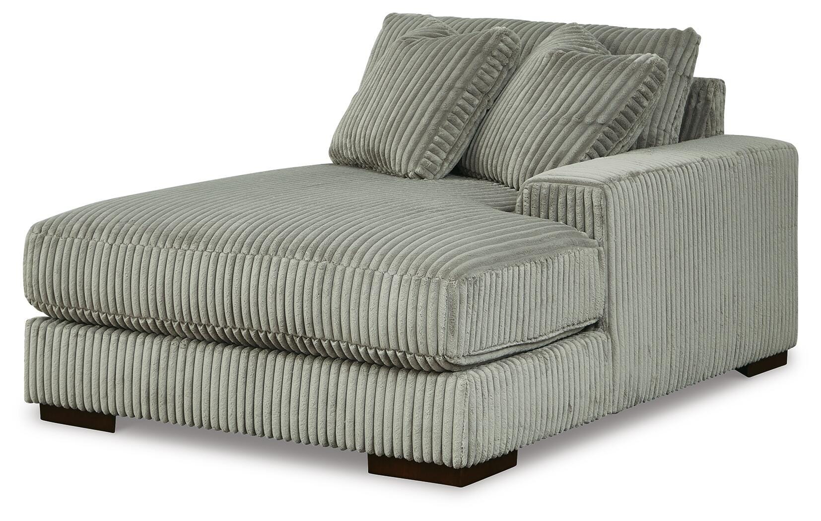 Lindyn Fog 4-Piece Sectional with Double Chaise