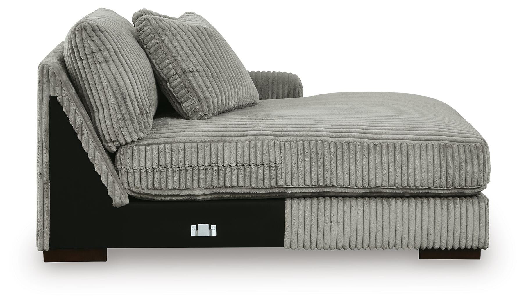 Lindyn Fog 4-Piece Sectional with Double Chaise
