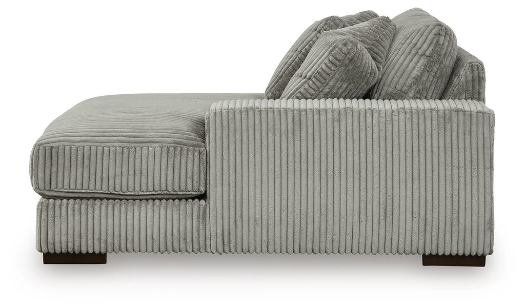 Lindyn Fog 4-Piece Sectional with Double Chaise