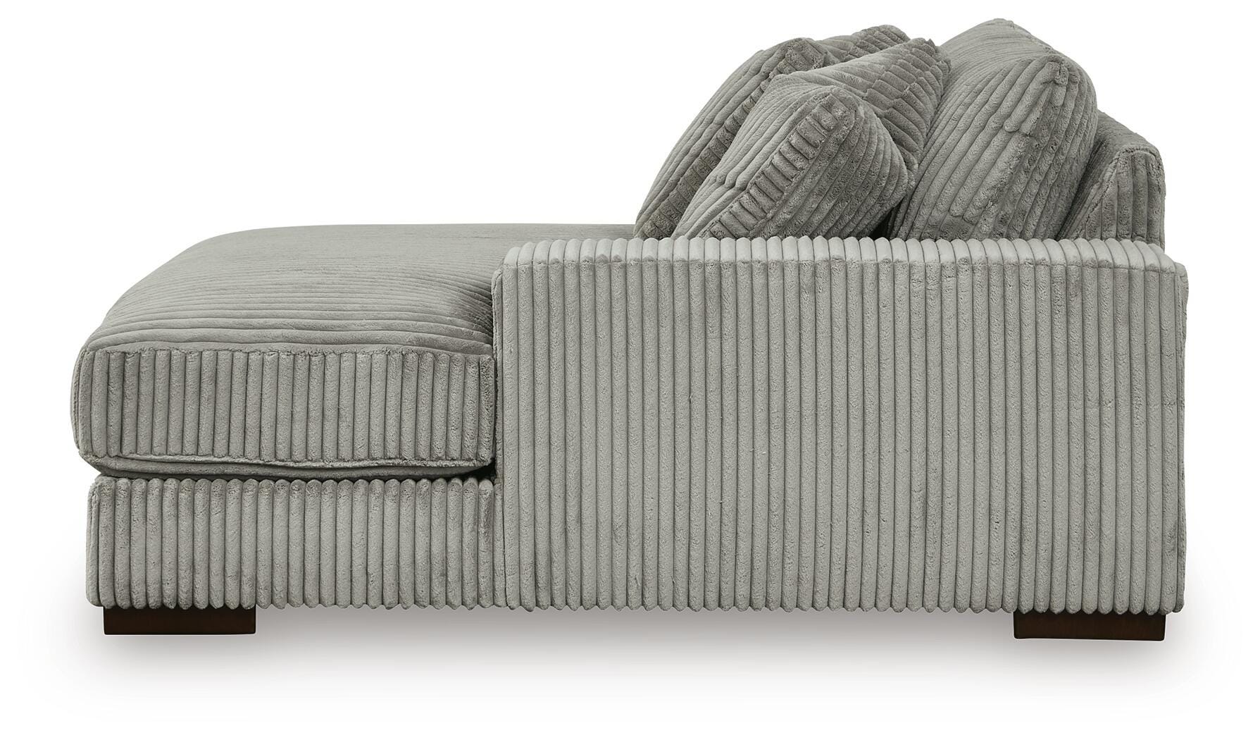 Lindyn Fog 4-Piece Sectional with Double Chaise