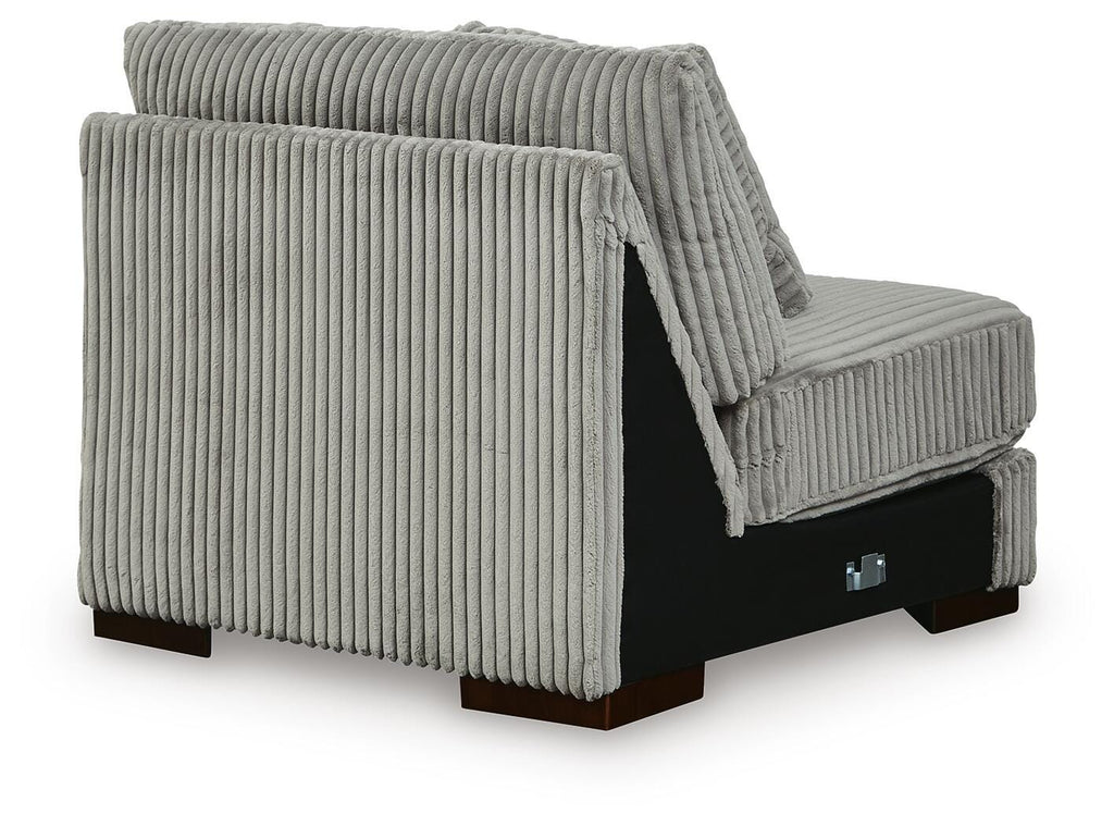 Lindyn Fog 4-Piece Sectional with Double Chaise