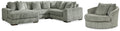 Lindyn Fog 4-Piece Sectionals with Chair
