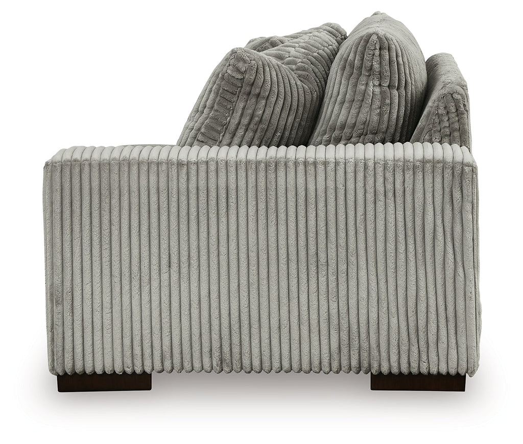 Lindyn Fog 5-Piece Sectional and Ottoman