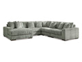 Lindyn Fog 5pc LAF Chaise Sectional