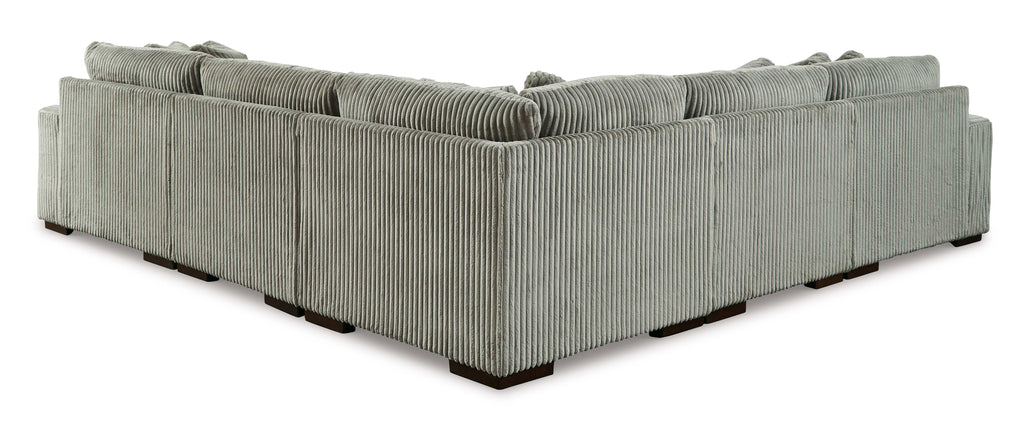 Lindyn Fog 5pc RAF Chaise Sectional
