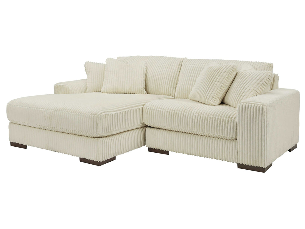 Lindyn Ivory 2pc LAF Chaise Sectional
