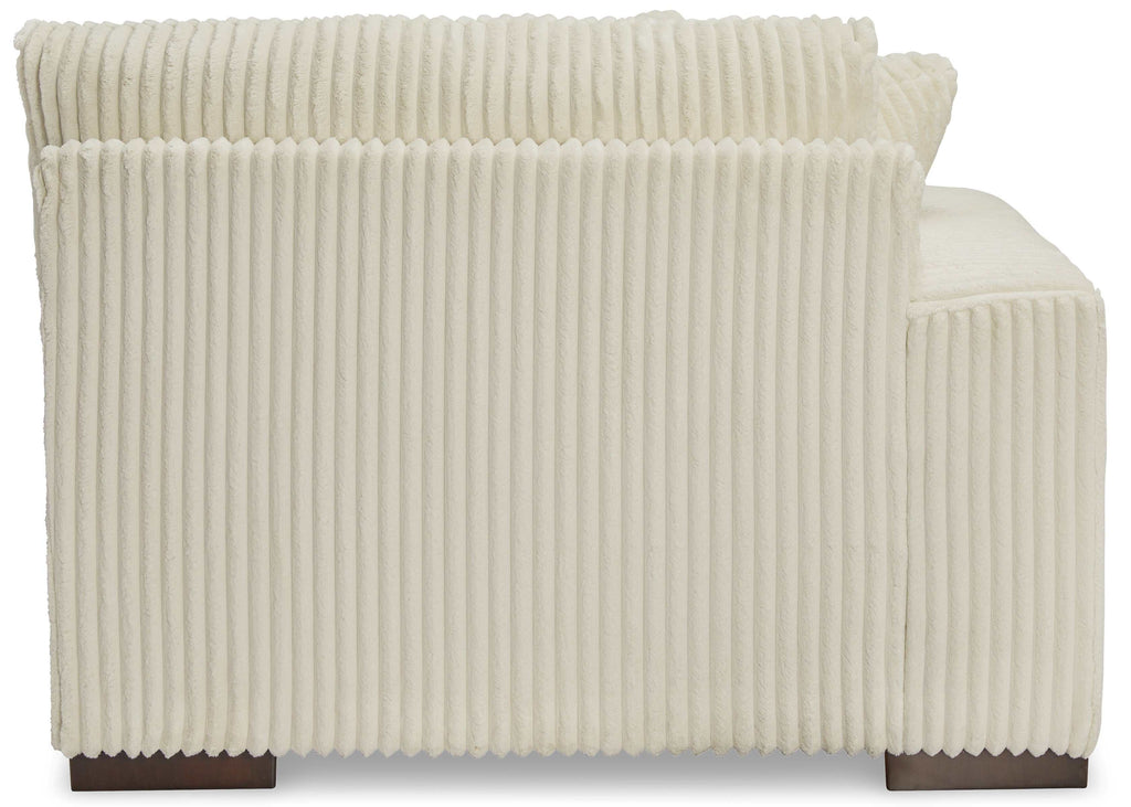 Lindyn Ivory 2pc RAF Chaise Sectional