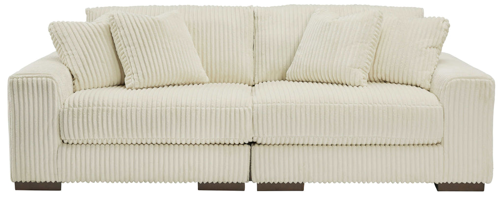 Lindyn Ivory 2pc Sectional Loveseat