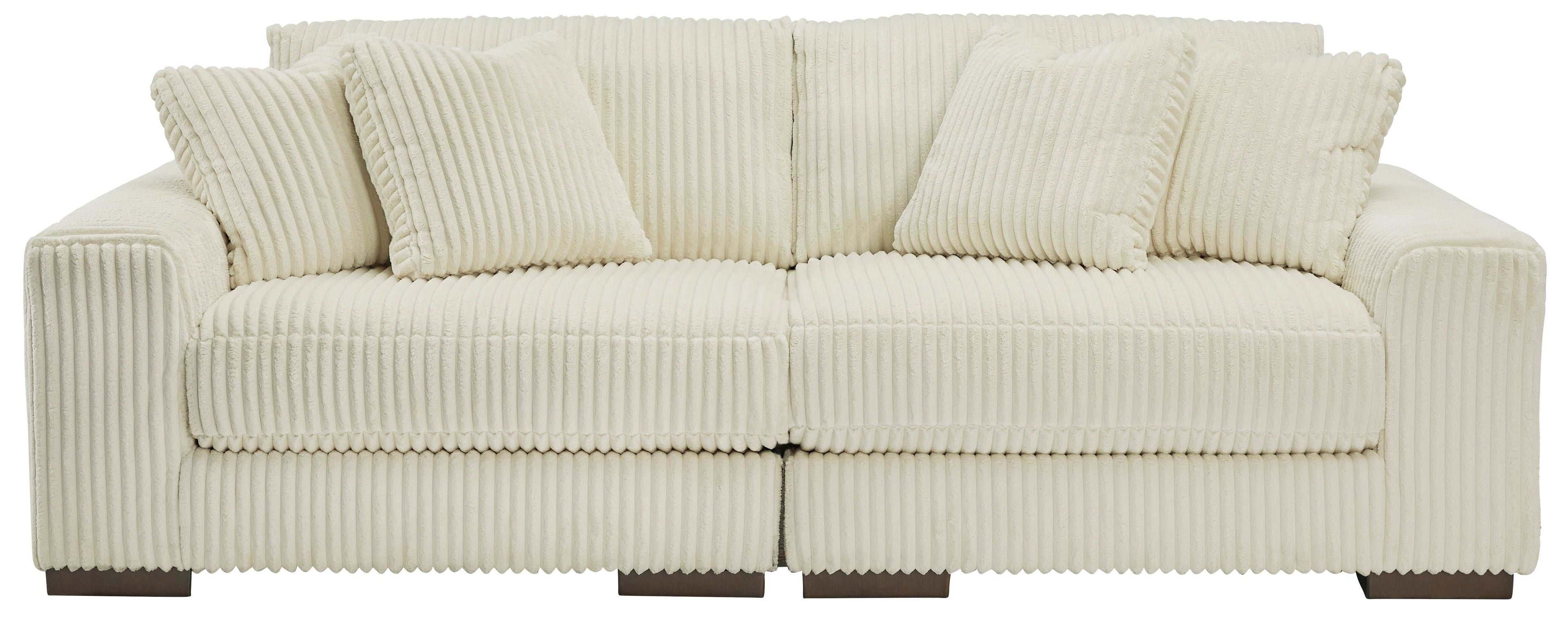 Lindyn Ivory 2pc Sectional Loveseat