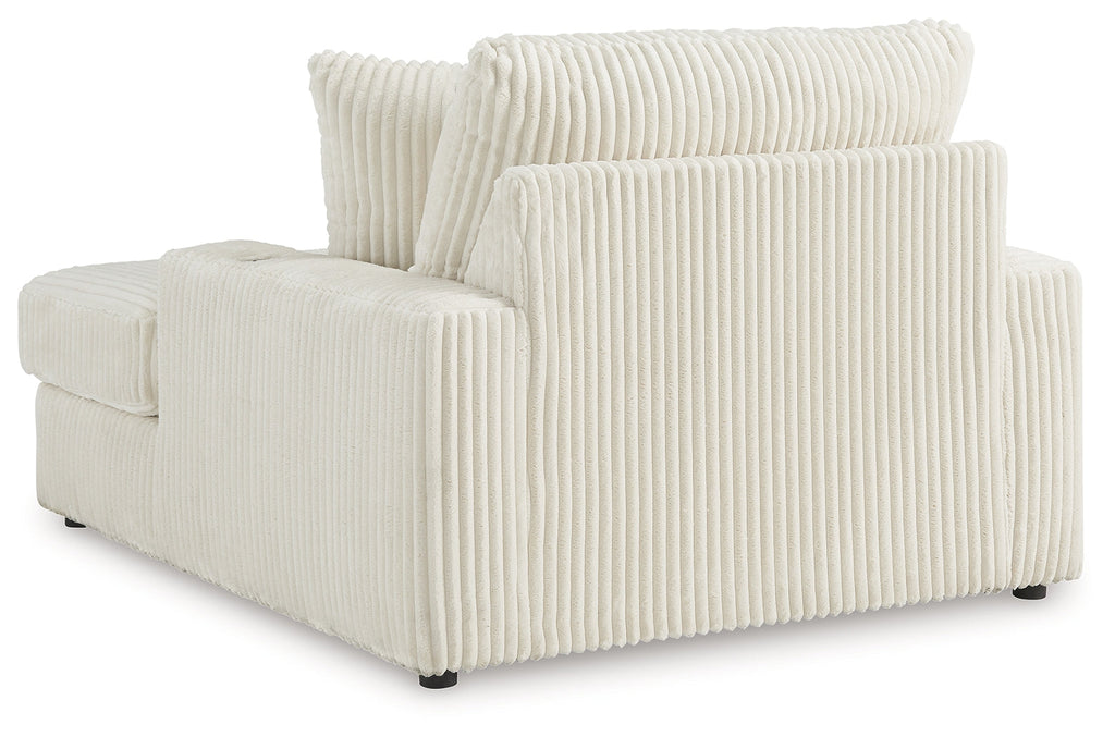 Lindyn Ivory 2pc RAF Chaise Sectional