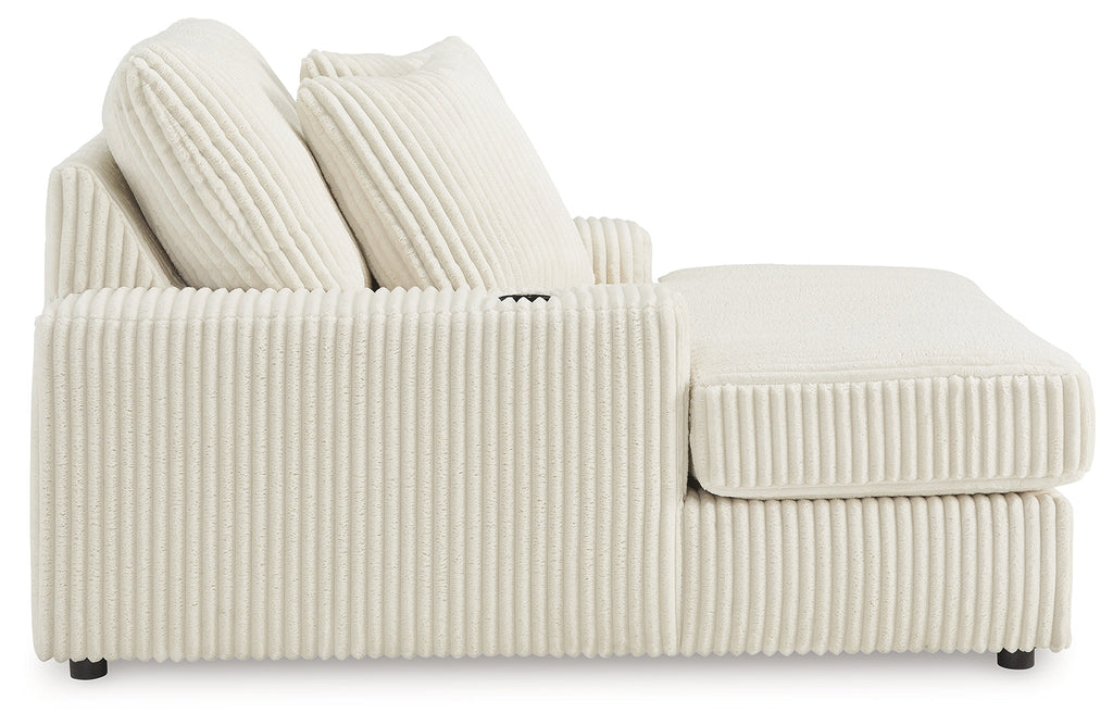 Lindyn Ivory 2pc Sectional Loveseat