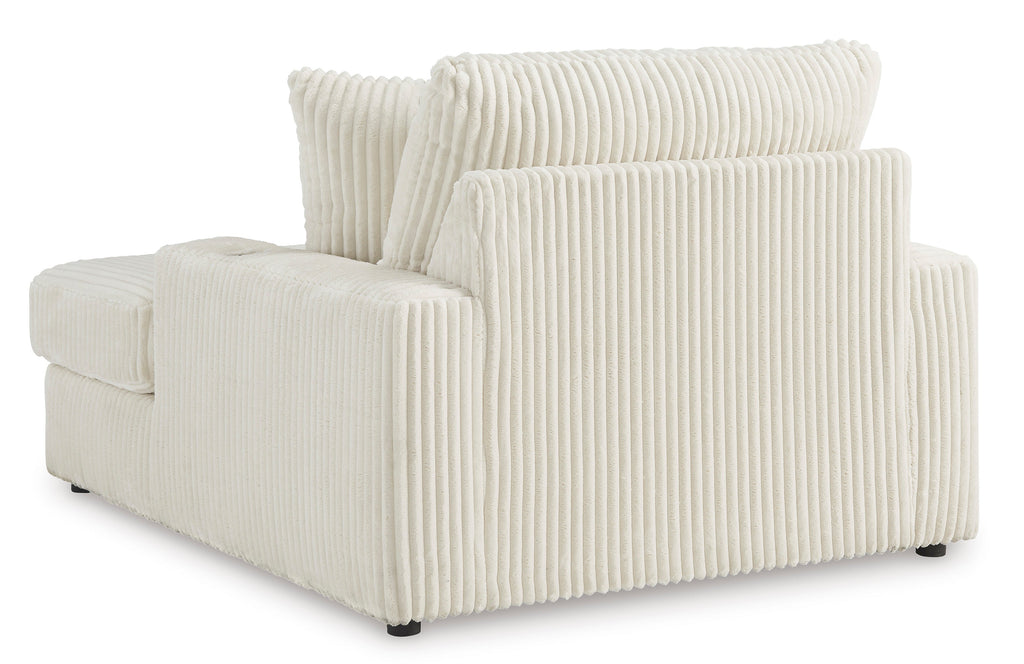 Lindyn Ivory 3pc LAF Chaise Sectional