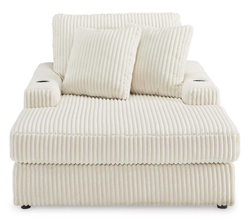 Lindyn Ivory 3pc LAF Chaise Sectional