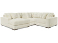 Lindyn Ivory 4-Piece Sectional with Chaise
