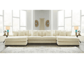 Lindyn Ivory 4pc U Shape Double Chaise Sectional
