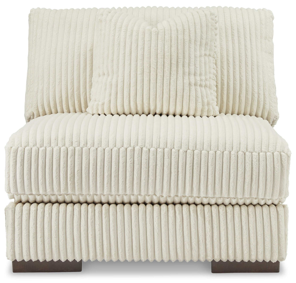 Lindyn Ivory 5pc LAF Chaise Sectional