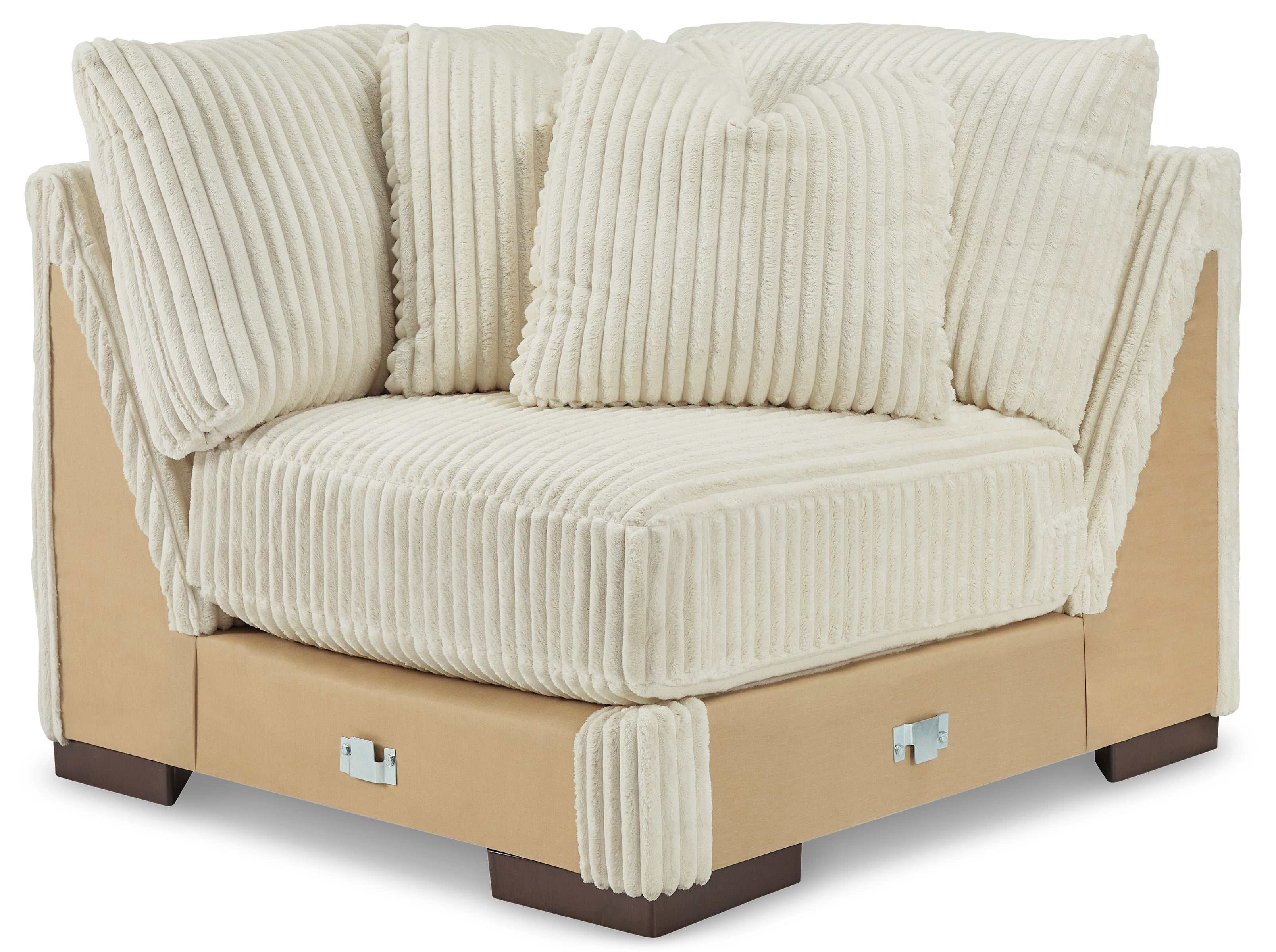Lindyn Ivory 5pc LAF Chaise Sectional