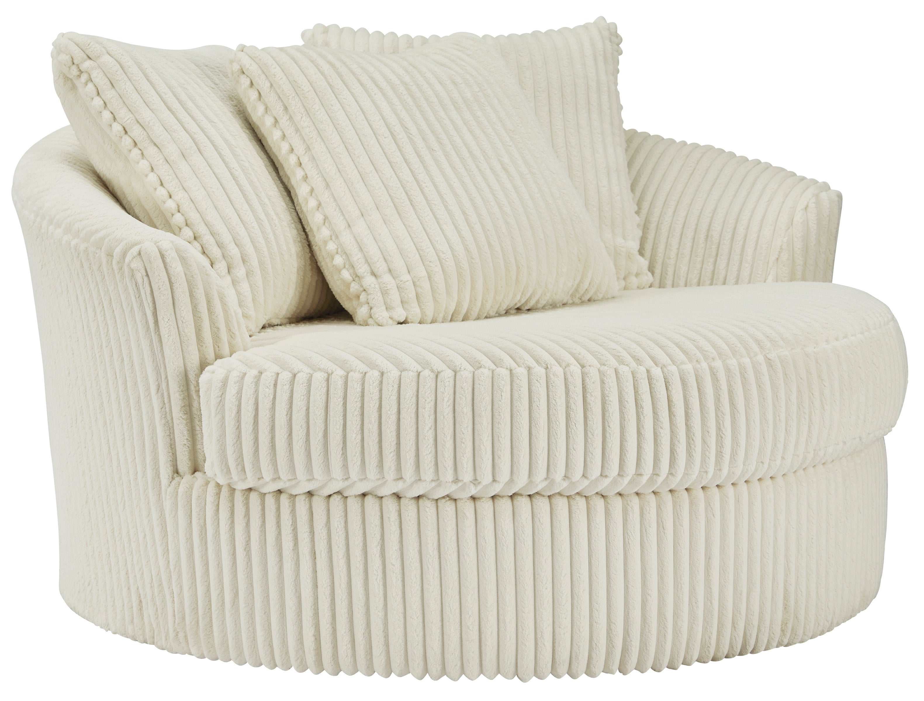 Lindyn Ivory 5pc LAF Chaise Sectional