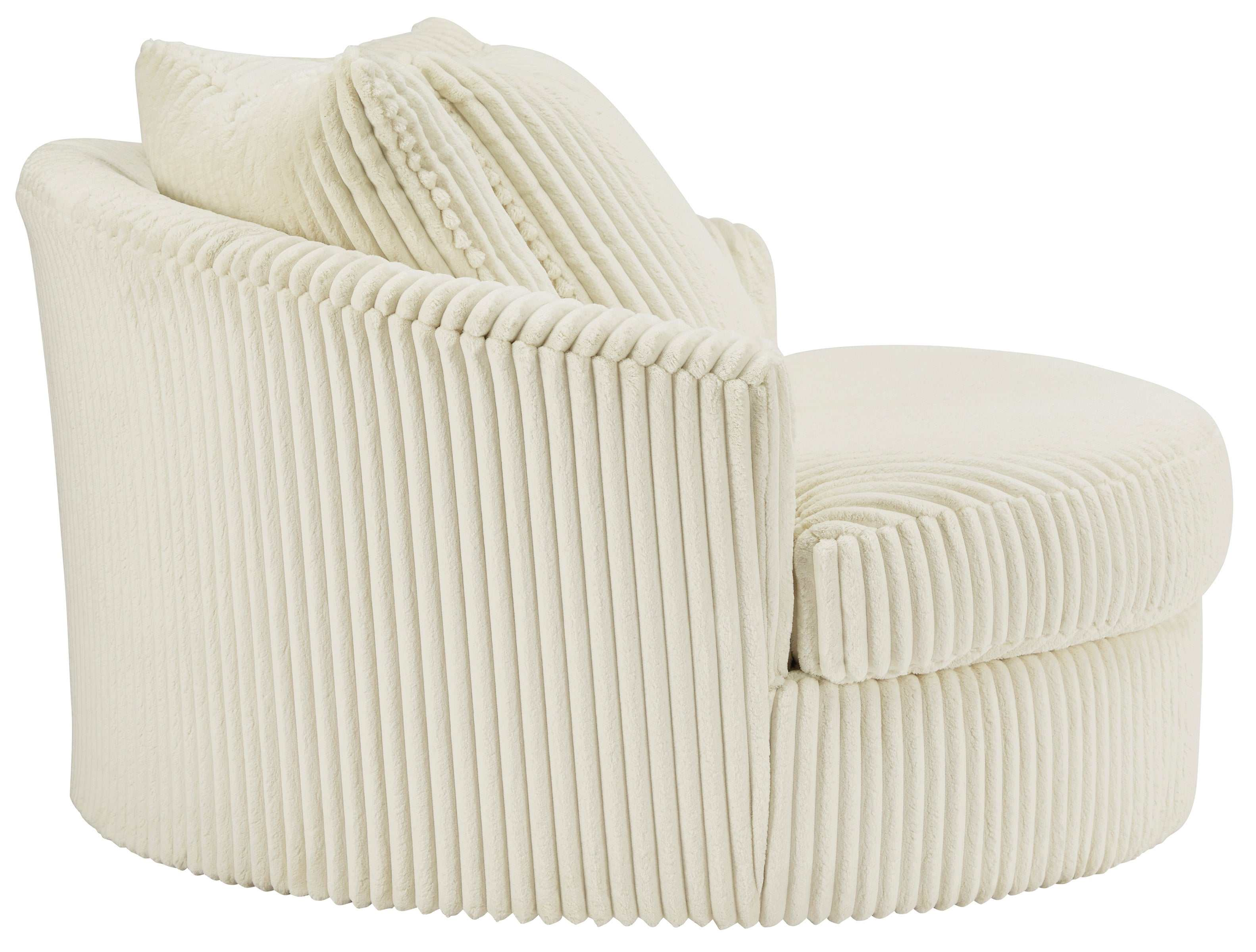 Lindyn Ivory 5pc LAF Chaise Sectional