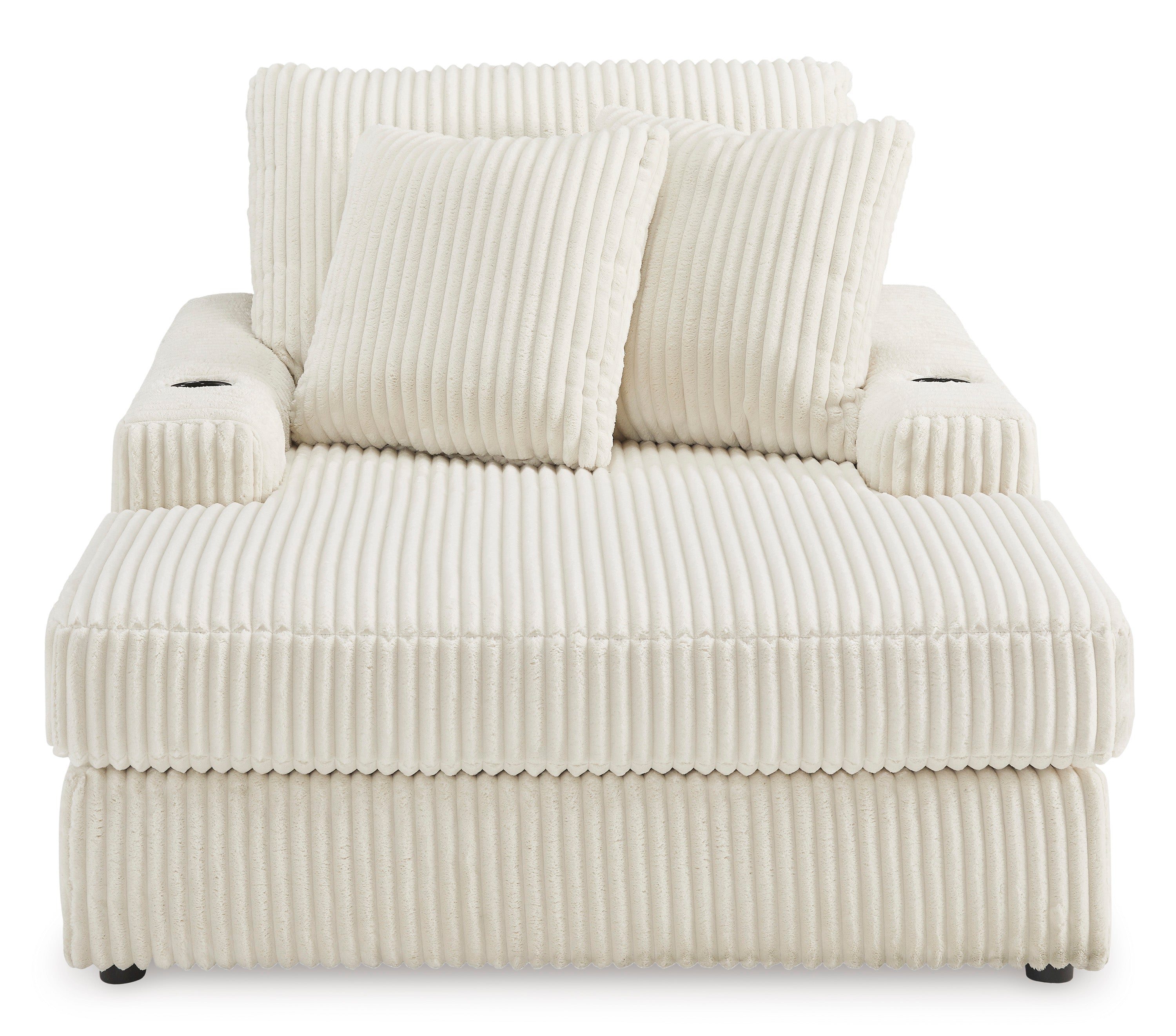 Lindyn Ivory 5pc LAF Chaise Sectional