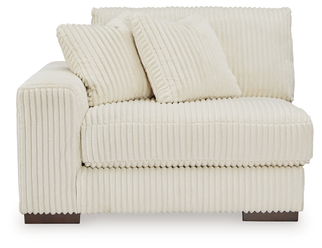 Lindyn Ivory 6-Piece Sectional with Chaise and Ottoman