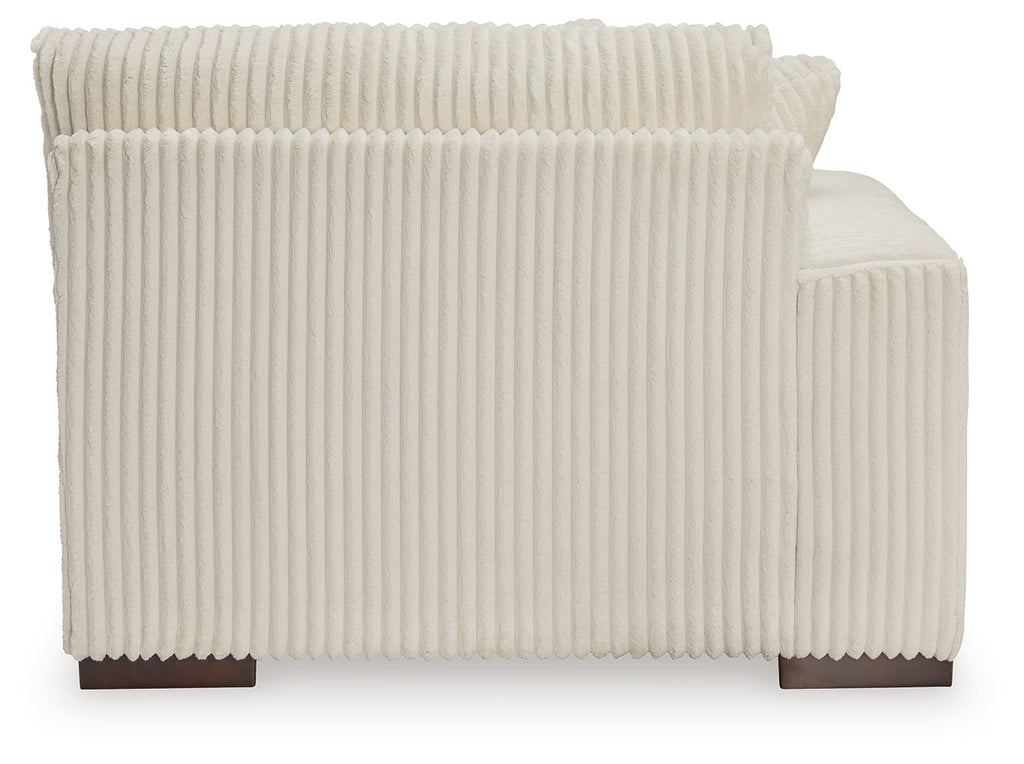 Lindyn Ivory 6-Piece Sectional with Chaise and Ottoman
