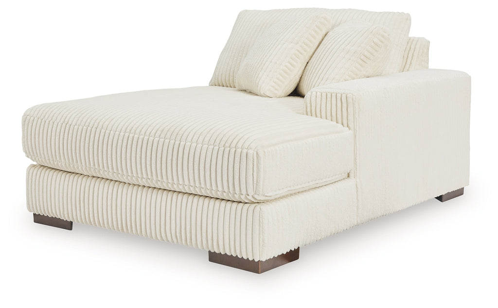 Lindyn Ivory 6-Piece Sectional with Chaise and Ottoman