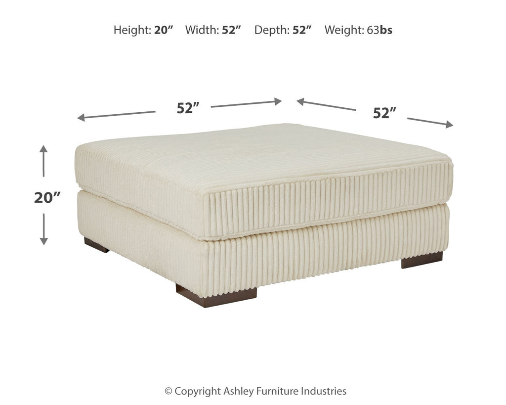 Lindyn Ivory 6-Piece Sectional with Chaise and Ottoman