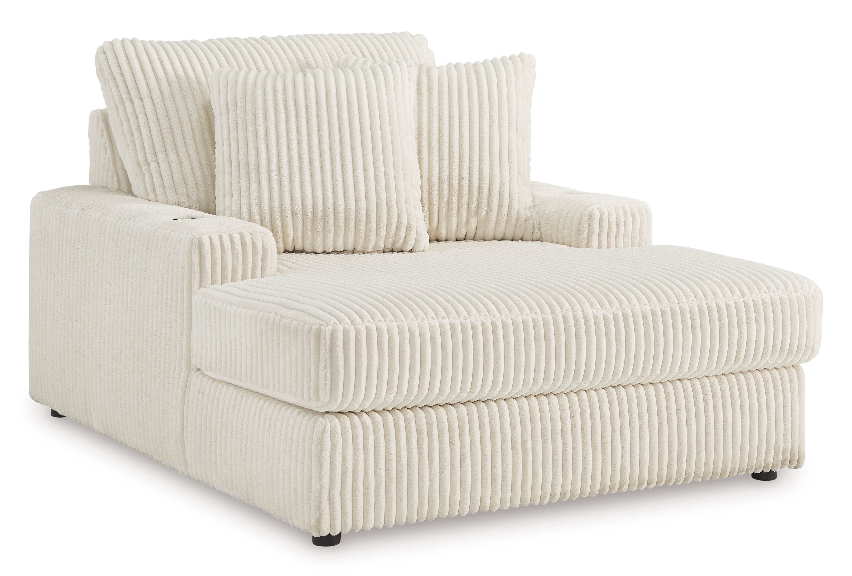Lindyn Ivory 6pc RAF Chaise Sectional