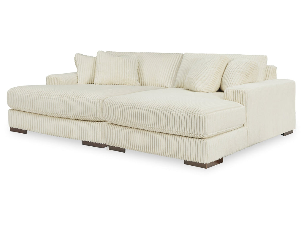Lindyn Ivory Super Double Chaise
