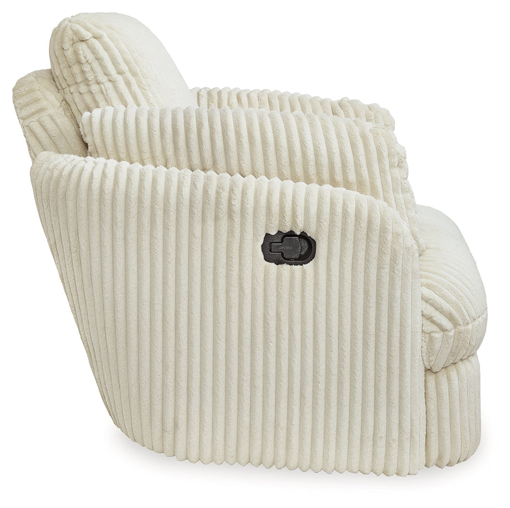 Lindyn Ivory Swivel Glider Recliner