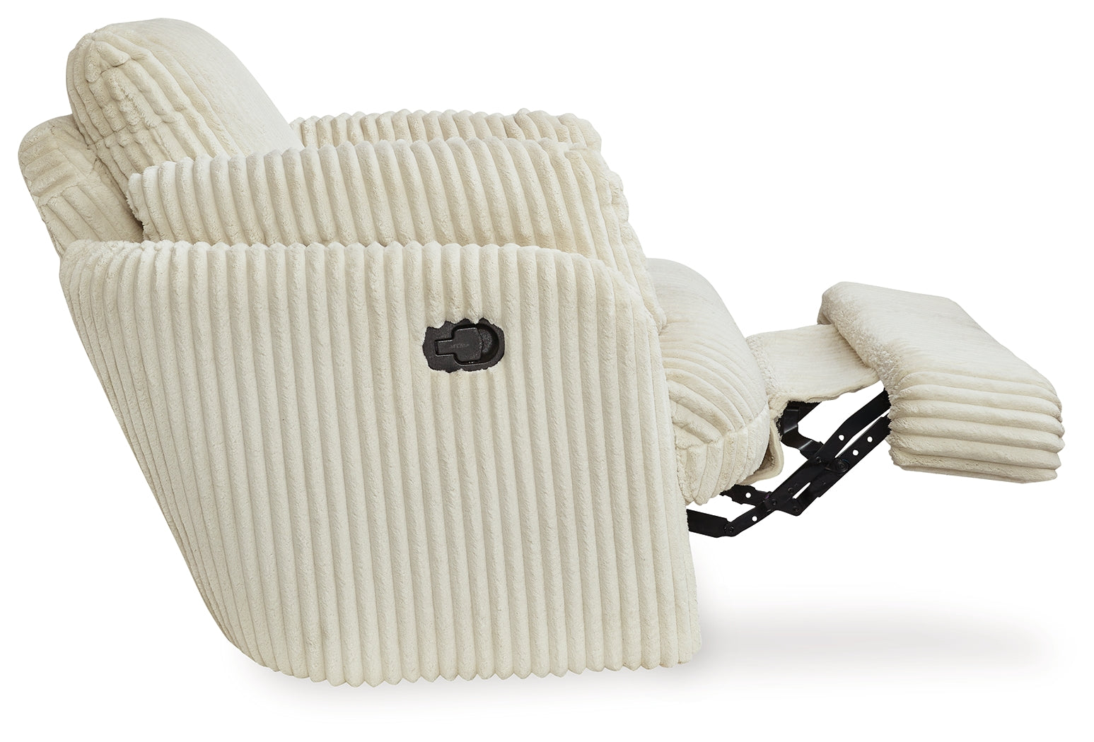 Tie-Breaker Ivory Swivel Glider Recliner