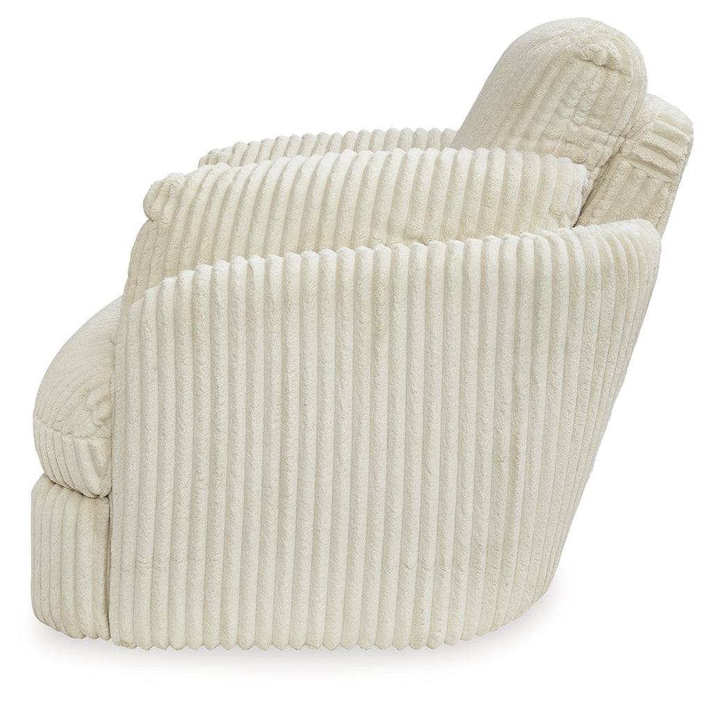 Lindyn Ivory Swivel Glider Recliner