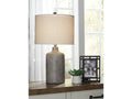Linus Antique Black Table Lamp (Set of 2)
