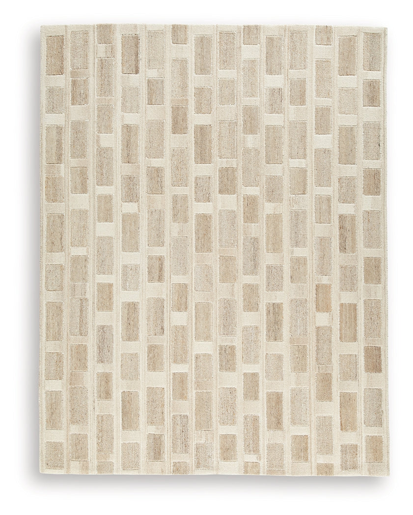 Lisgrove Tan/Brown/White Large Rug