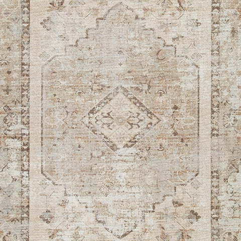 Livdon Brown/Beige/Gray Washable Large Rug