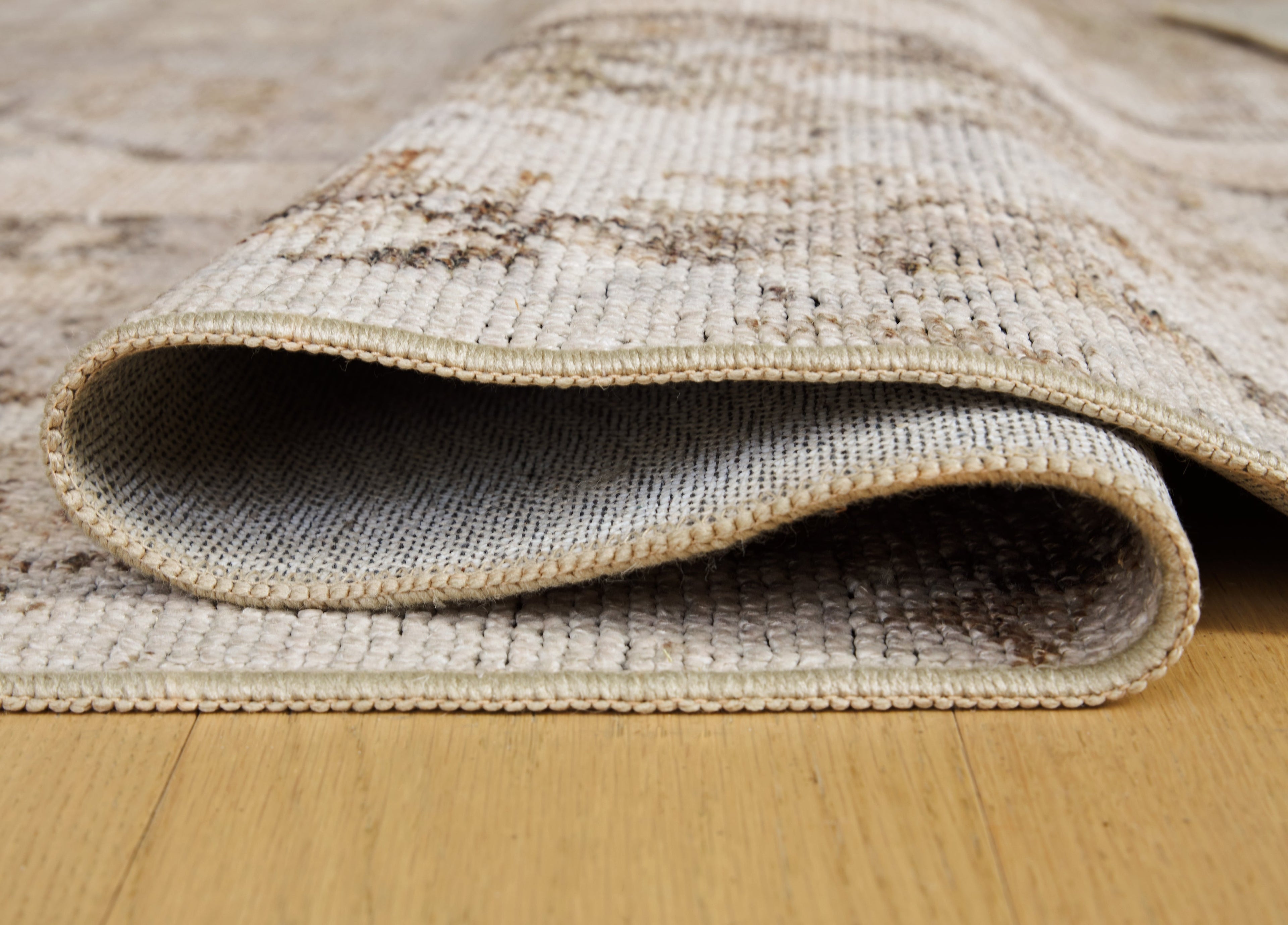 Livdon Brown/Beige/Gray Washable Large Rug