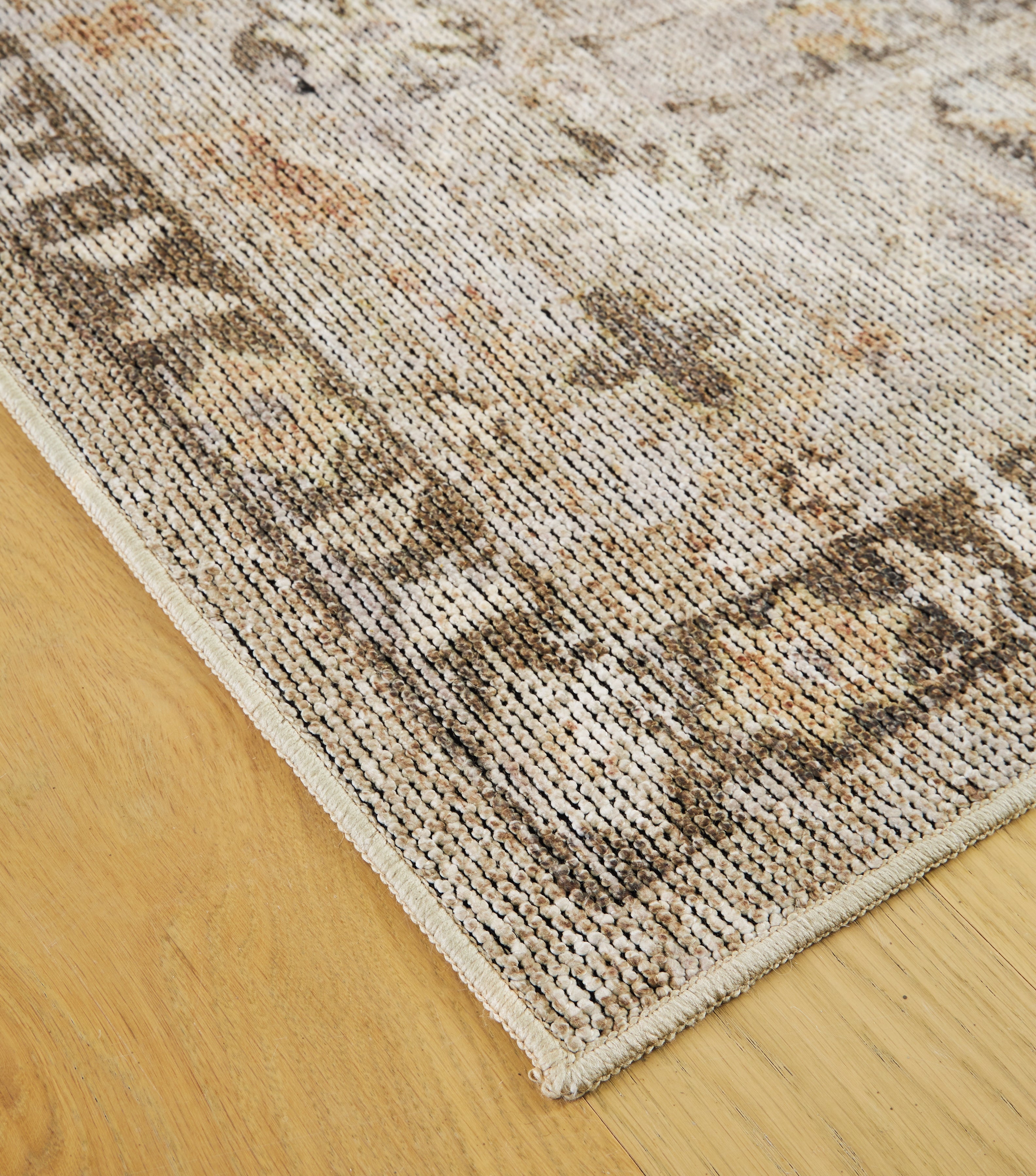 Livdon Brown/Beige/Gray Washable Large Rug