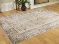 Livdon Brown/Beige/Gray Washable Large Rug