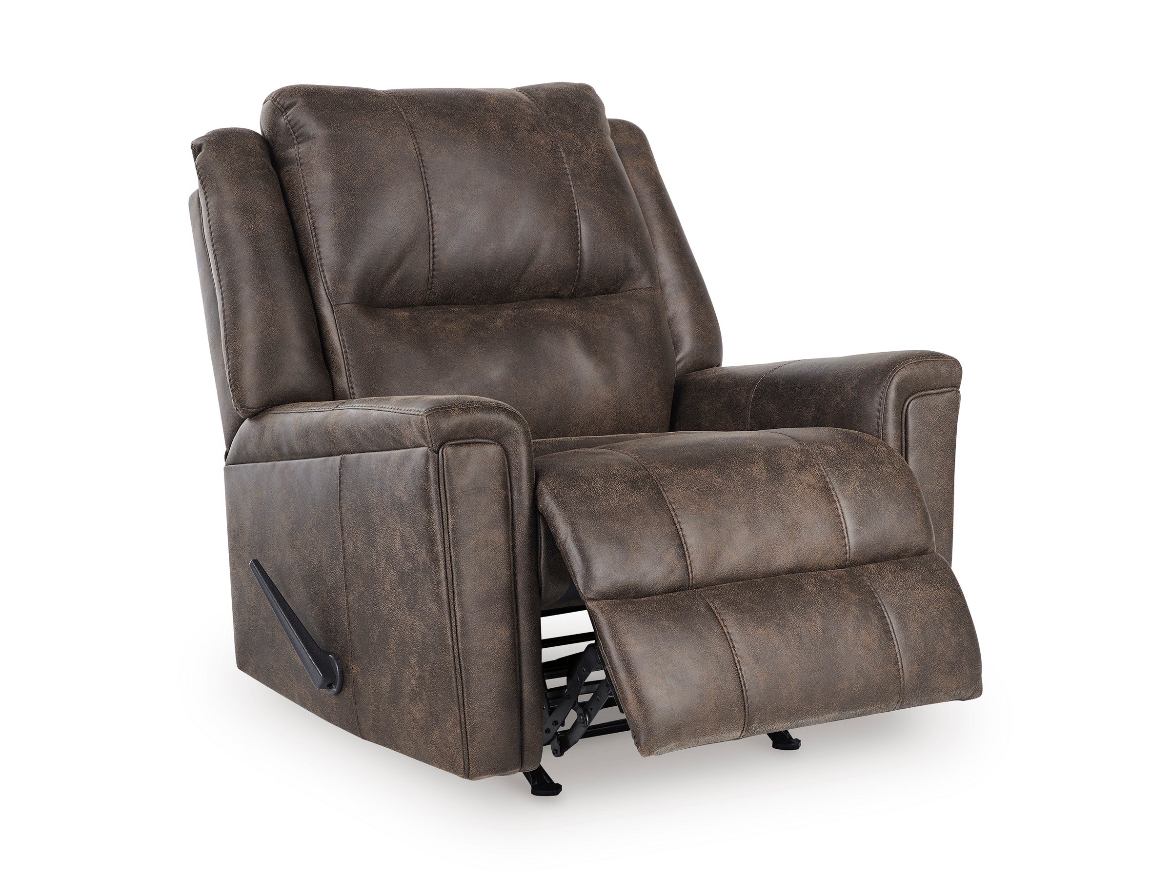 Lixtowel Walnut Rocker Recliner
