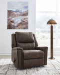 Skymaker Walnut Manual Rocker Recliner