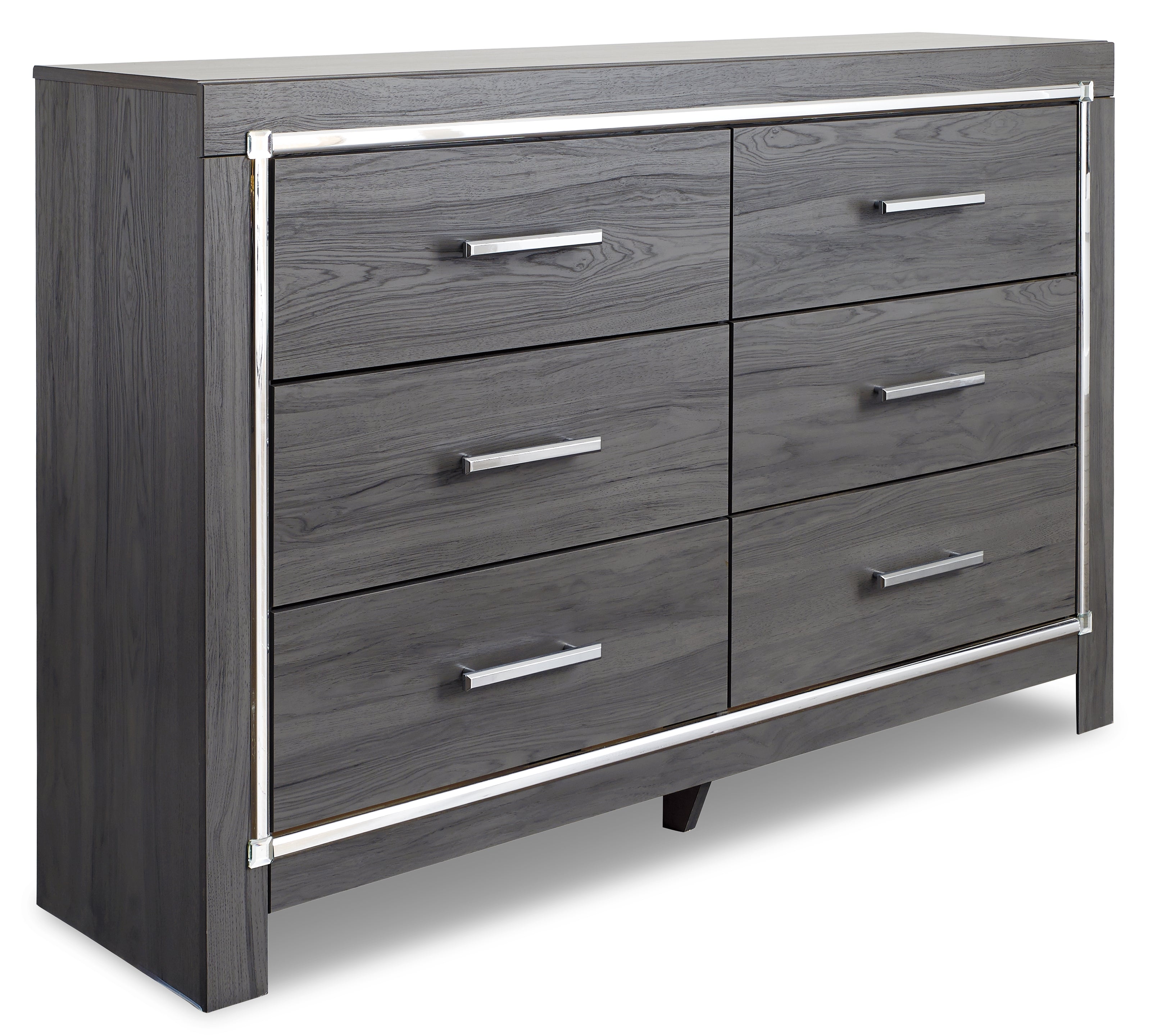 Lodanna Gray Dresser and Mirror