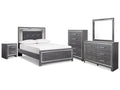 Lodanna Full Panel Bedroom Set, Gray