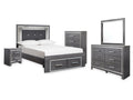 Lodanna Full Storage Bedroom Set, Gray