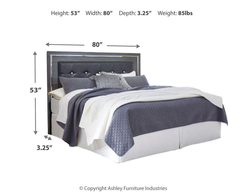 Lodanna Gray King/Cal King Panel Headboard, Dresser and Nightstand
