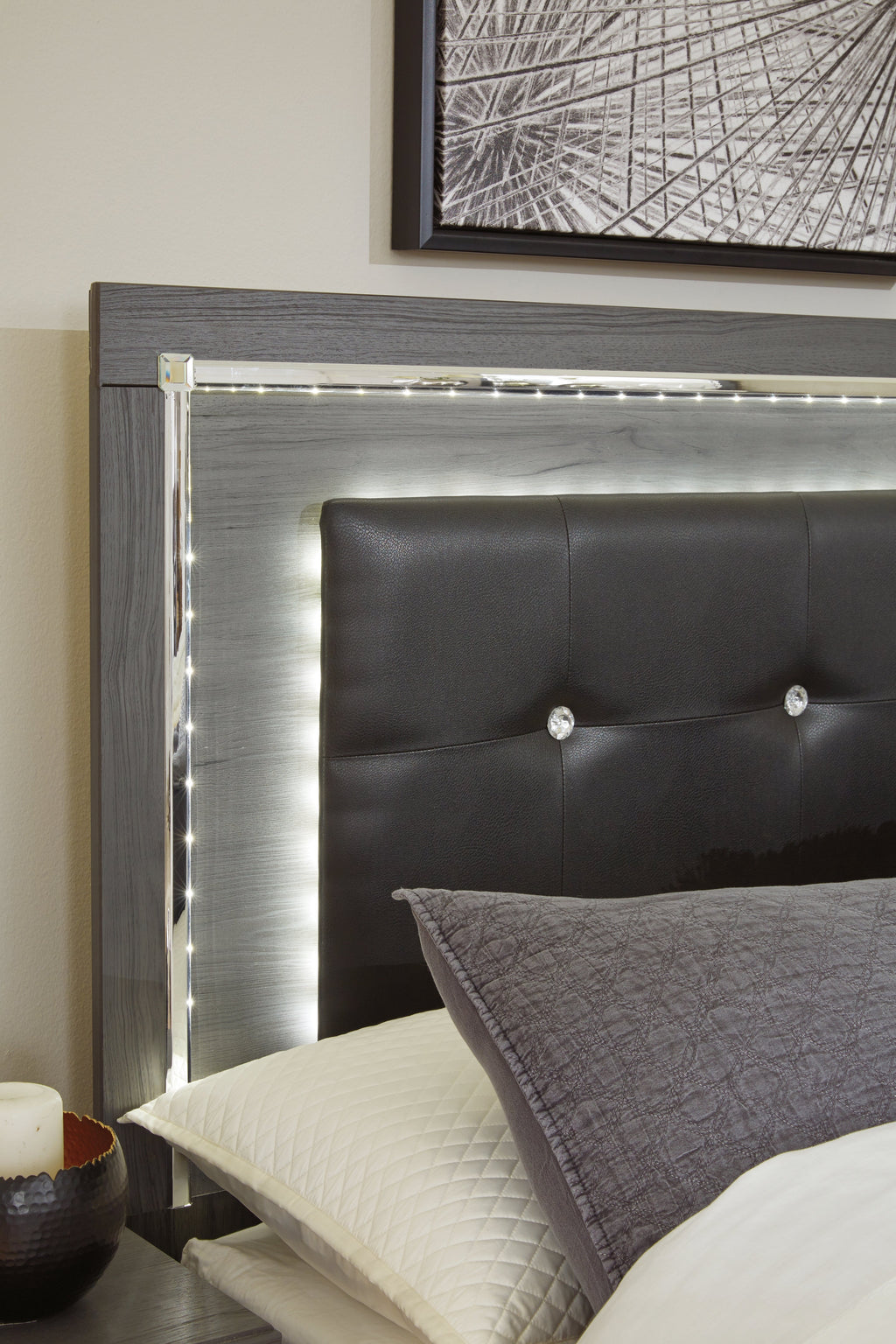 Lodanna King Storage Bedroom Set, Gray