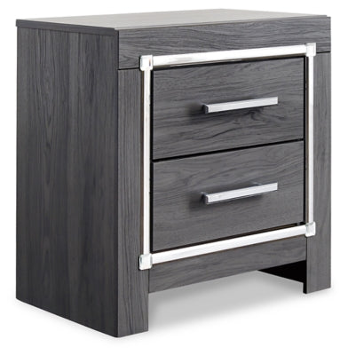 Lodanna King Upholstered Storage Bedroom Set, Gray